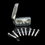 Small Antique Shooting Peg Case, English, Box