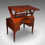 Tall Antique Architects Riser Desk, English