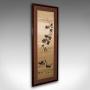 Tall Vintage Decorative Panel, Chinese, Framed