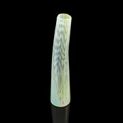 Tall Vintage Filigrana Vase, Italian Art Glass