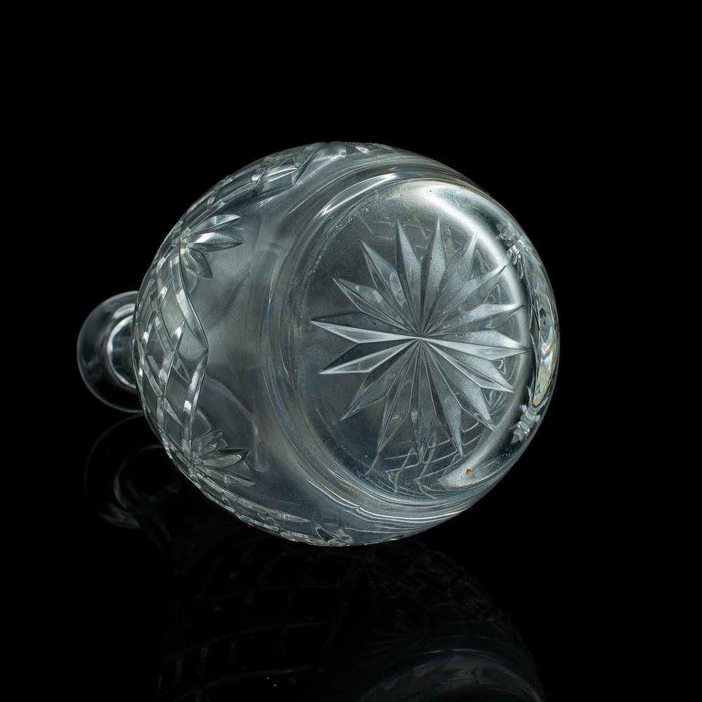 Antiques Atlas Tall Vintage Port Decanter, English, Cut Glass