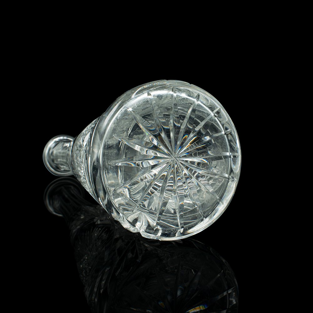 Antiques Atlas Tall Vintage Spirit Decanter, English, Cut Glass