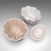 Trio Of Antique Jelly Moulds, English, Ceramic