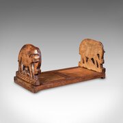Vintage Carved Elephant Book Slide, Anglo-Indian