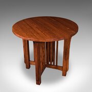 Vintage Cotswold School Centre Table, English, Oak