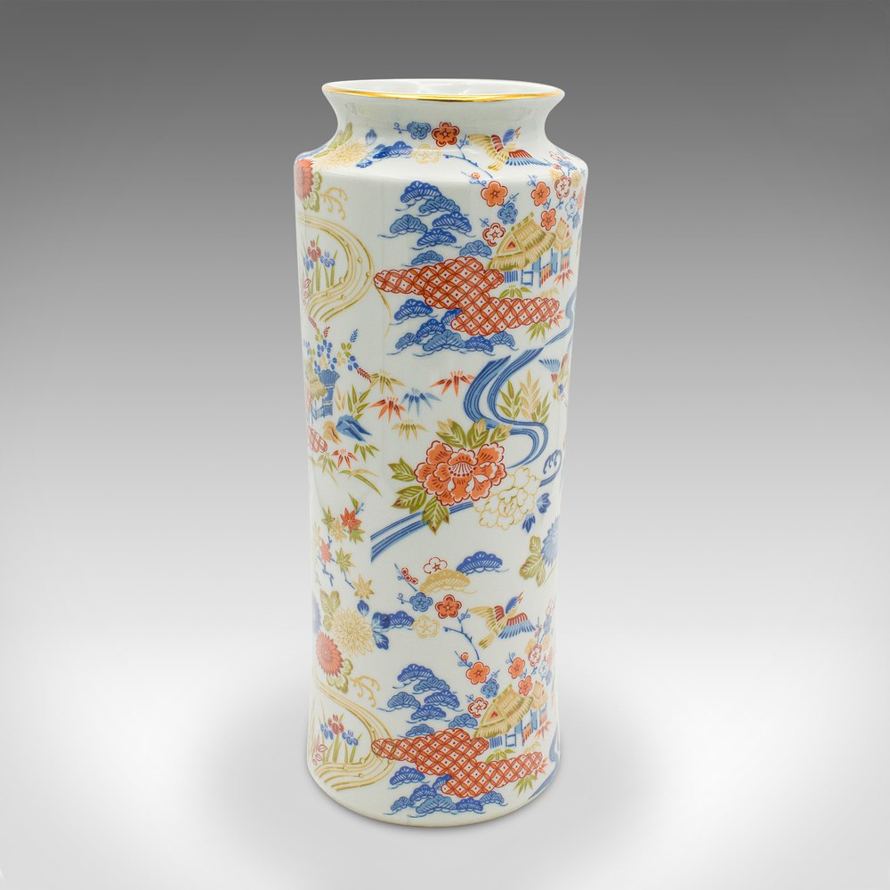 Antiques Atlas Vintage Decorative Flower Vase, Chinese, Ceramic