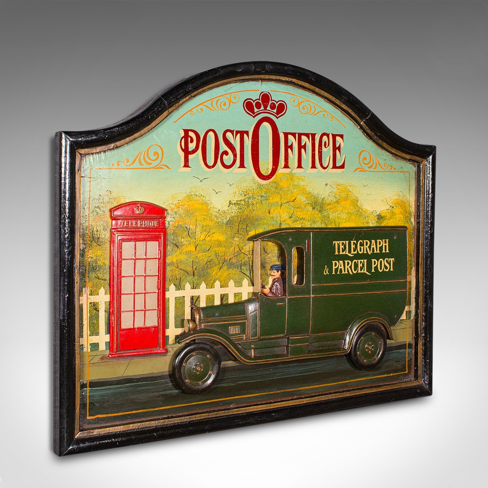 Antiques Atlas Vintage Decorative Relief Plaque, English, C.1970