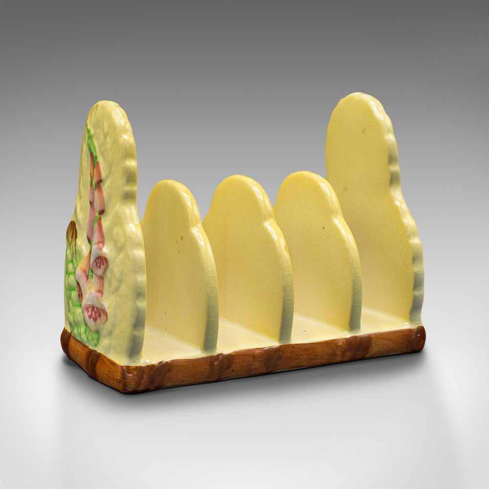 Antiques Atlas Vintage Decorative Toast Rack, English, Ceramic