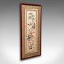 Vintage Embroidered Wall Display Panel, Chinese
