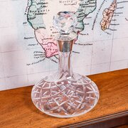 Vintage Full Bodied Wine Decanter, English, Glass