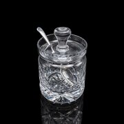 Vintage Jam Jar & Spoon, English, Glass, Preserves