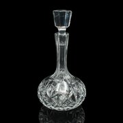 Vintage Merlot Decanter, English Cut Glass, Wines