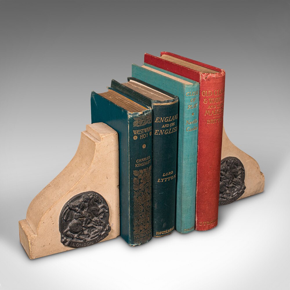 Antiques Atlas Vintage Pair Of Decorative Bookends, English