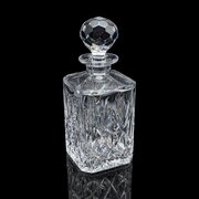 Vintage Scotch Decanter English Cut Crystal Glass