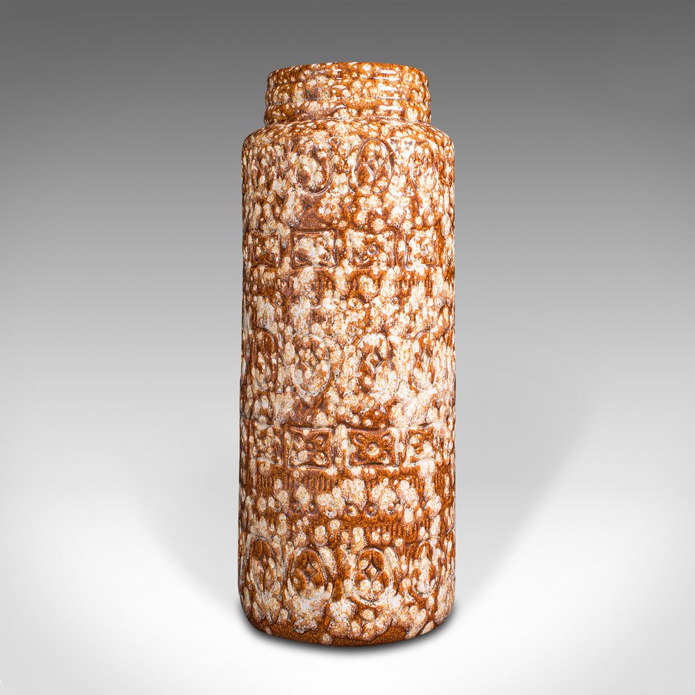 Antiques Atlas Vintage Stem Vase, German, Ceramic, Lava, Stand