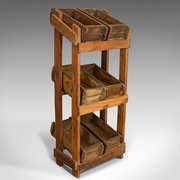 Vintage Storage Rack, Asian, Hardwood Stand