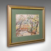Vintage Watercolour Painting, Isle Of Wight, Art