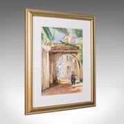 Vintage Watercolour Painting, Turkey, English Art