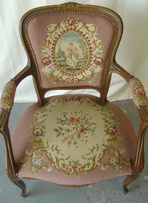 10 French Louis VX(I) Style Tapestry Chairs — Furniture Matchmaker