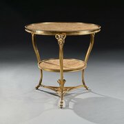 19th Century French Gilt Bronze And Marble Gueridon Table