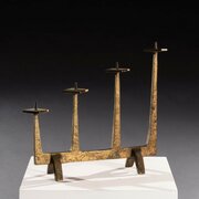 Brutalist Candelabra Candlestick 1960s