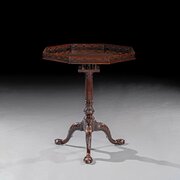 George III Mahogany Octagonal Tripod Table