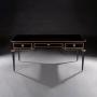 Late 19th Century French Ebonised Bureau Plat Writ