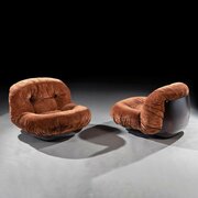 Rare Pair of Early Ligne Roset Vintage Armchairs