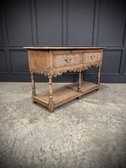 18th Century Bleached Oak Potboard Dresser