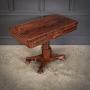 Brass Inlaid Rosewood Library Table