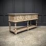 Carved Bleached Oak Potboard Dresser
