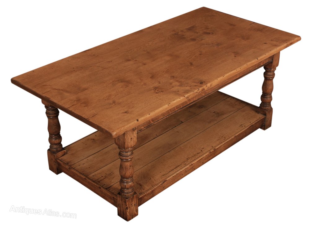 Distressed Bleached Oak Coffee Table Distressed Bleached Oak Coffee Table