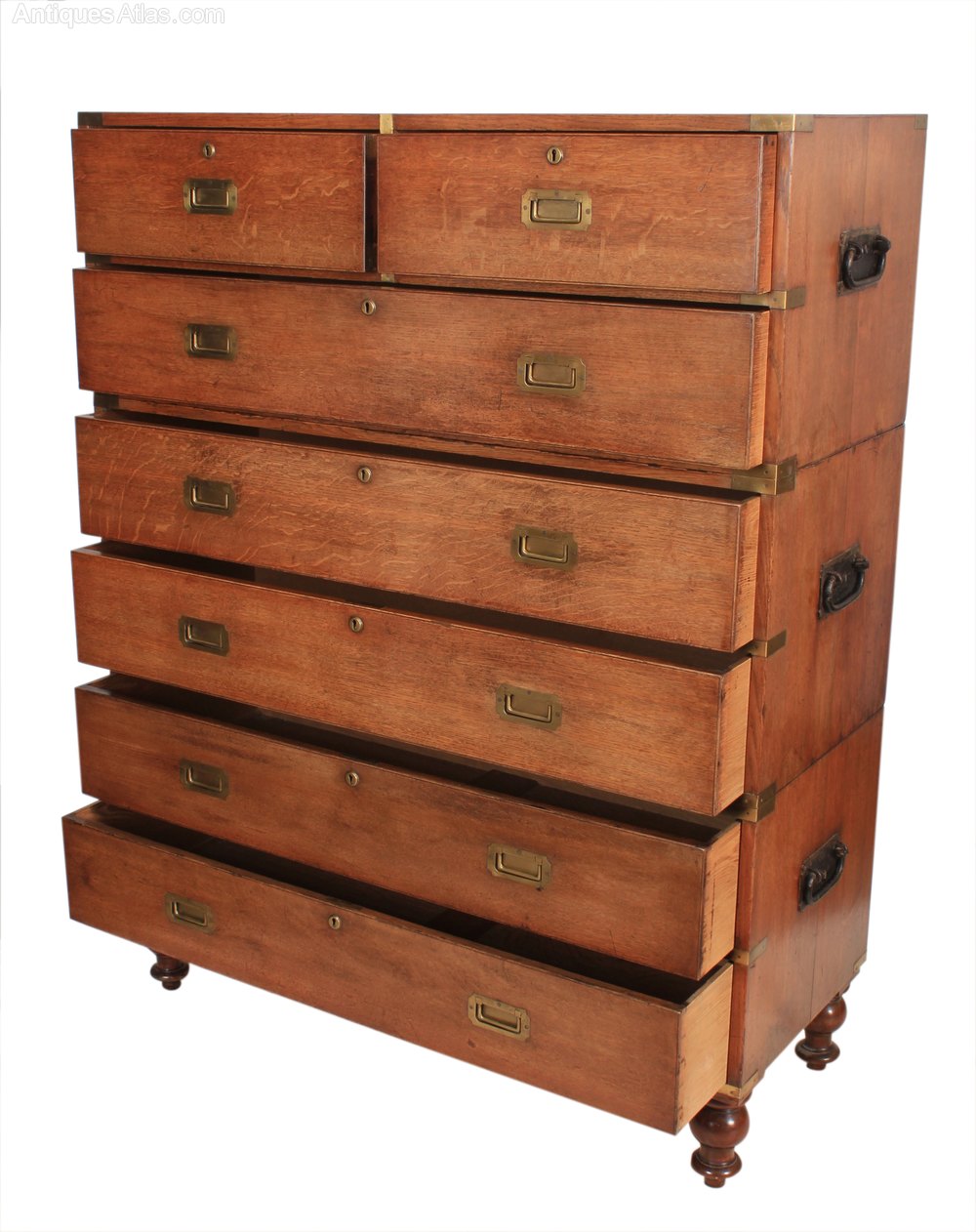 Extremely Rare 3 Section Military Chest Antiques Atlas
