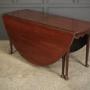 Georgian Mahogany Drop Leaf Dining Table