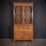 Georgian Satinwood Glazed Secretaire Bookcase