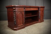 Large Carved Victorian Mahogany Sideboard