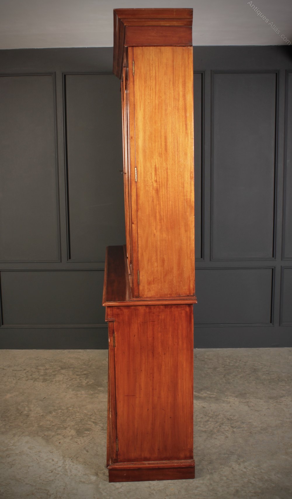 Large Victorian Mahogany Triple Bookcase Antiques Atlas