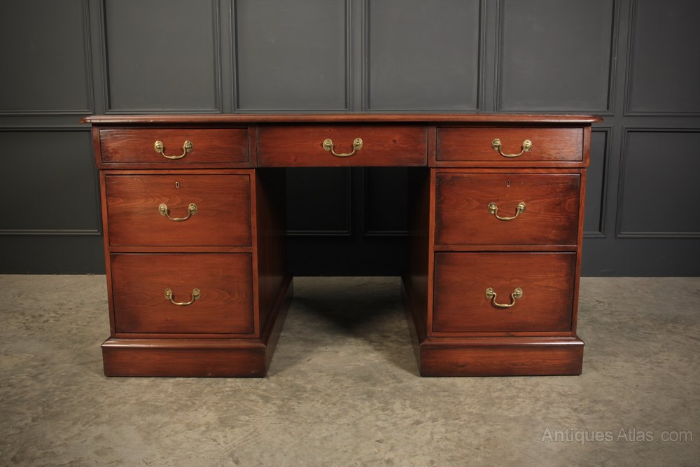 Large Victorian Partners Desk Antiques Atlas
