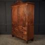 mahogany  linen press
