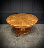 Magnificent Pollard Oak Round Breakfast Table