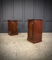 Pair Of Mahogany Bedside Cabinets 