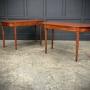 Pair of Regency Mahogany Console Tables