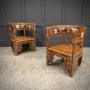 Pair of Syrian Walnut Chairs
