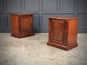 Pair Of Victorian Mahogany Bedside Cabinets