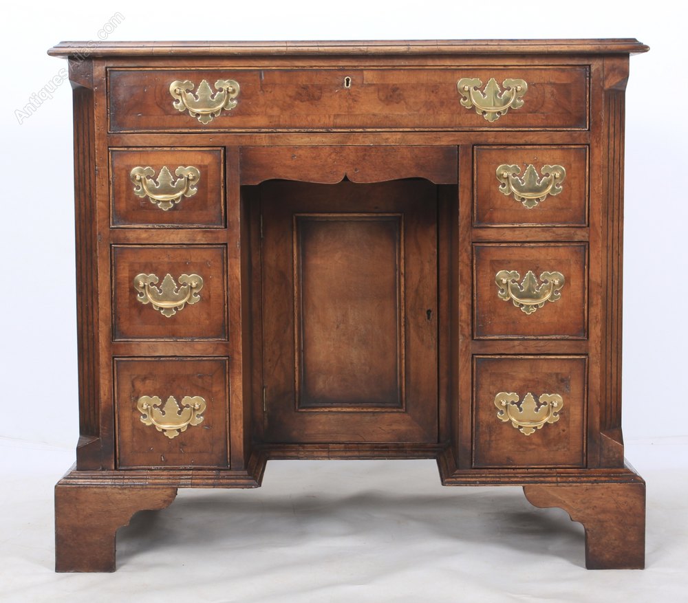 Queen Anne Style Walnut Desk Antiques Atlas