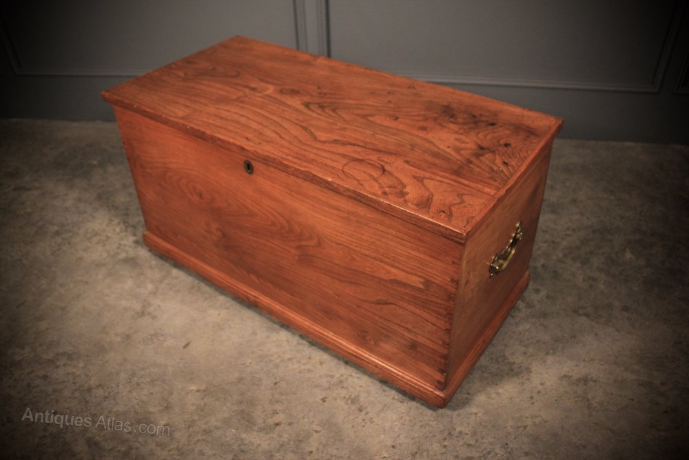 Rare Victorian Elm Storage Box Antiques Atlas