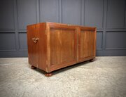 Rare Victorian Teak Campaign Side Cabinet 