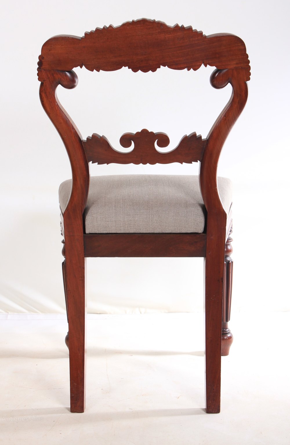 Set Of 6 Cuban Mahogany Carved Dining Chairs Antiques Atlas