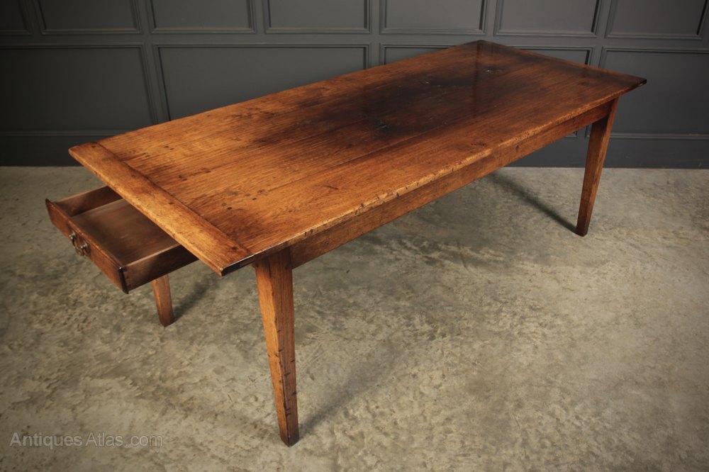 Solid Oak Farmhouse Table Antiques Atlas