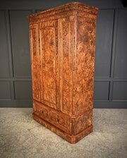 Victorian Burr Walnut Wardrobe